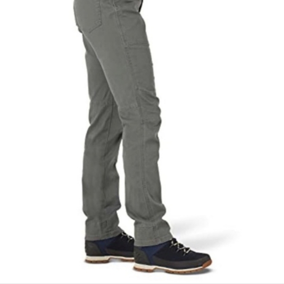 Wrangler ATG Canvas Gray Dark Shadow Slim Fit mid rise Pants size 10 Tall new‎ - Picture 2 of 6